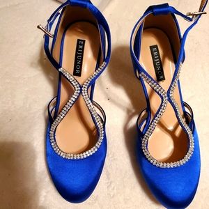 Blue formal shoes Beautiful 7.5